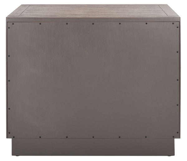 Steve 2 Drawer Wood Nightstand Light Brown