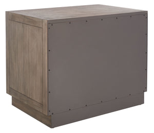 Steve 2 Drawer Wood Nightstand Light Brown