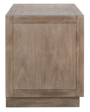 Steve 2 Drawer Wood Nightstand Light Brown