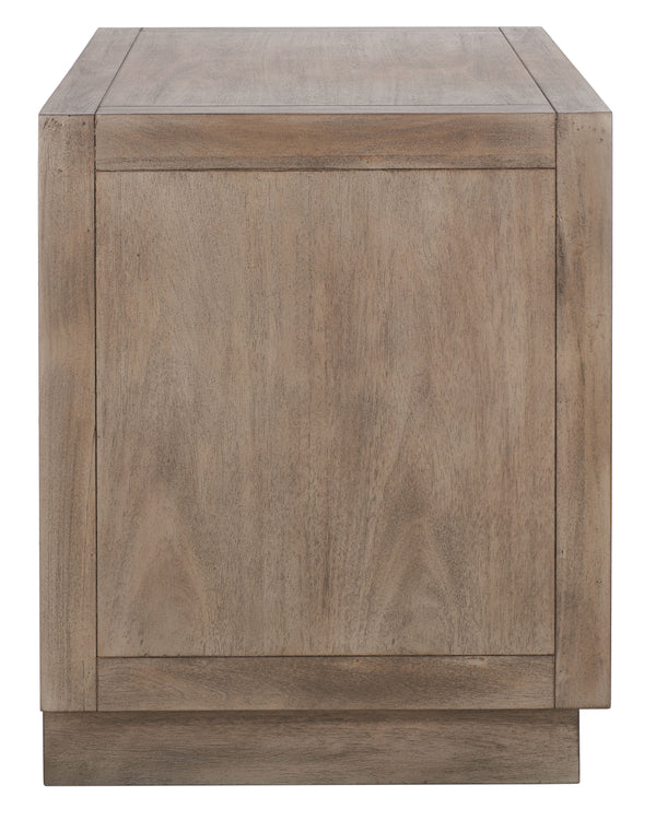 Steve 2 Drawer Wood Nightstand Light Brown