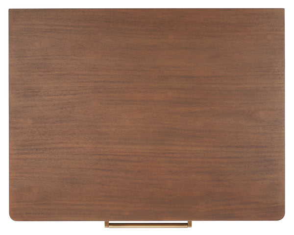 Rosey 3 Drawer Wood Nightstand Brown