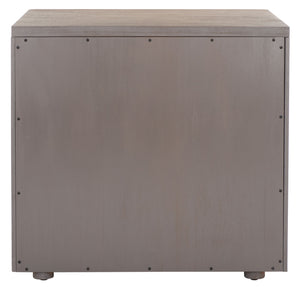 Rosey 3 Drawer Wood Nightstand Light Brown