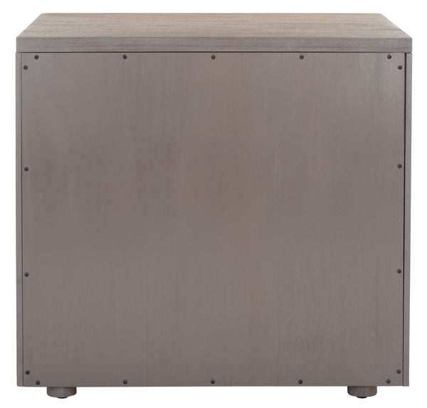 Rosey 3 Drawer Wood Nightstand Light Brown