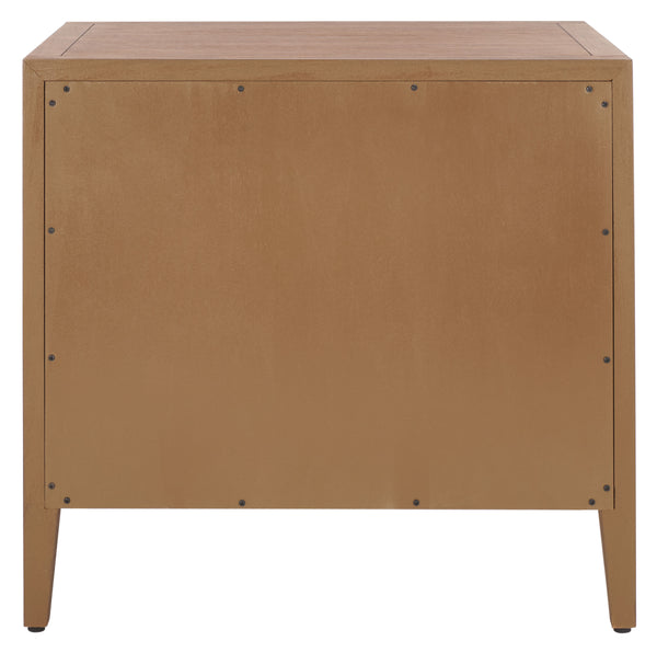 Ariella 1 Drawer Wood Nightstand Brown