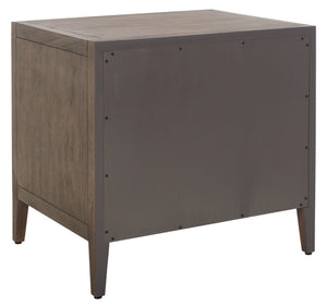 Ariella 1 Drawer Wood Nightstand Light Brown