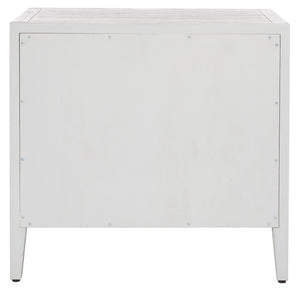 Ariella 1 Drawer Wood Nightstand Light Grey