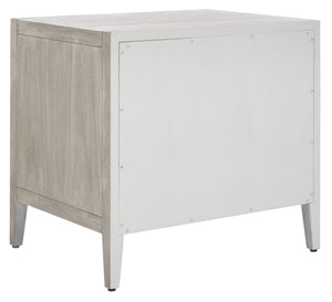 Ariella 1 Drawer Wood Nightstand Light Grey