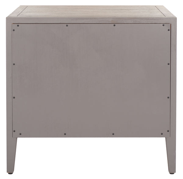 Ariella 3 Drawer Wood Nightstand Light Brown