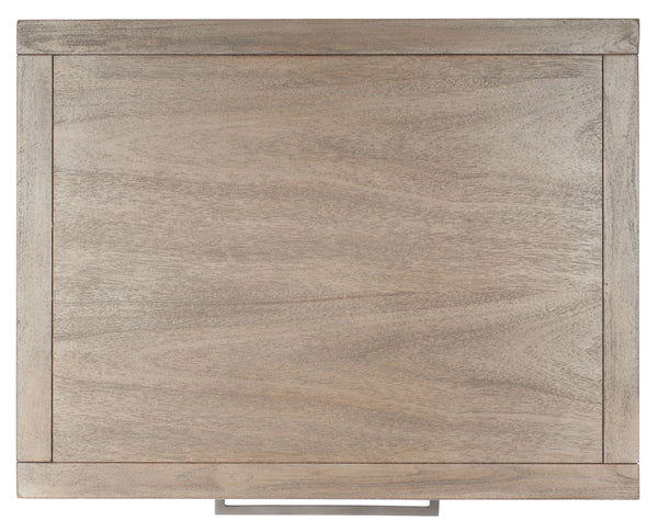 Ariella 3 Drawer Wood Nightstand Light Brown