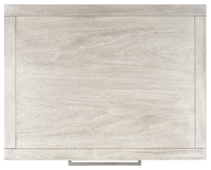 Ariella 3 Drawer Wood Nightstand Light Grey