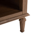 Lisabet 1 Drawer Wood Nightstand Brown