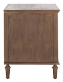 Lisabet 1 Drawer Wood Nightstand Brown