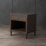 Lisabet 1 Drawer Wood Nightstand Light Brown