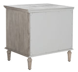 Lisabet 1 Drawer Wood Nightstand Light Grey