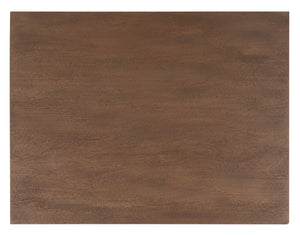 Lisabet 3 Drawer Wood Nightstand Brown