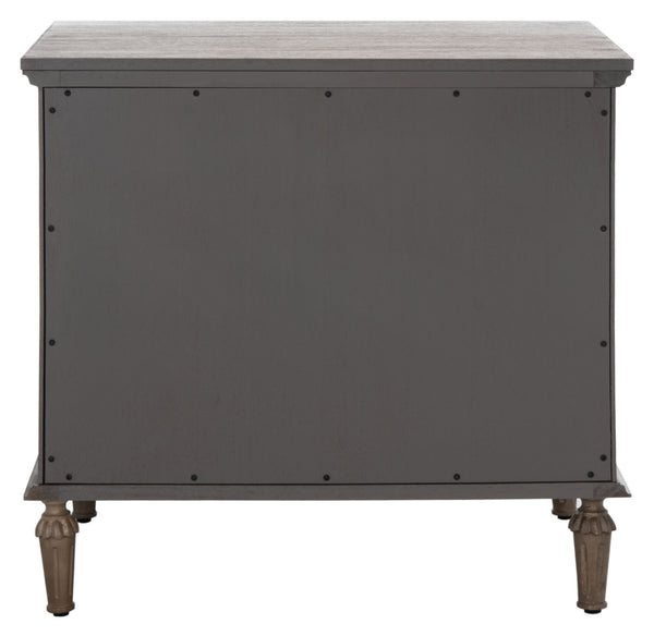 Lisabet 3 Drawer Wood Nightstand Light Brown