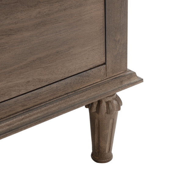 Lisabet 3 Drawer Wood Nightstand Light Brown