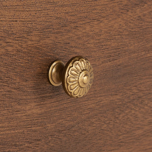 Allisyn 3 Drawer Wood Nightstand Brown