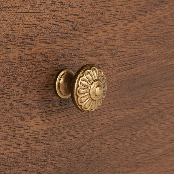 Allisyn 3 Drawer Wood Nightstand Brown