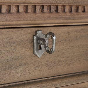 Allisyn 3 Drawer Wood Nightstand Light Brown