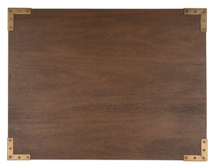 Nisha 1 Drawer Wood Nightstand Brown