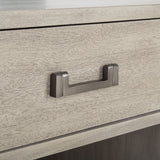 Nisha 1 Drawer Wood Nightstand Light Grey