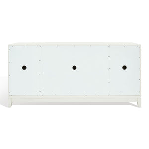 Safavieh Madeleine Mirrored Sideboard White Wood / Mirror SFV8500C