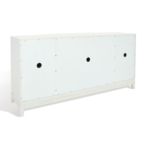 Safavieh Madeleine Mirrored Sideboard White Wood / Mirror SFV8500C