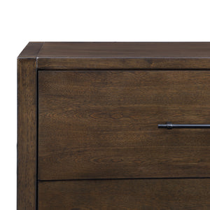 Safavieh Tompkins 6 Drawer Dresser in Dark Walnut SFV8506A