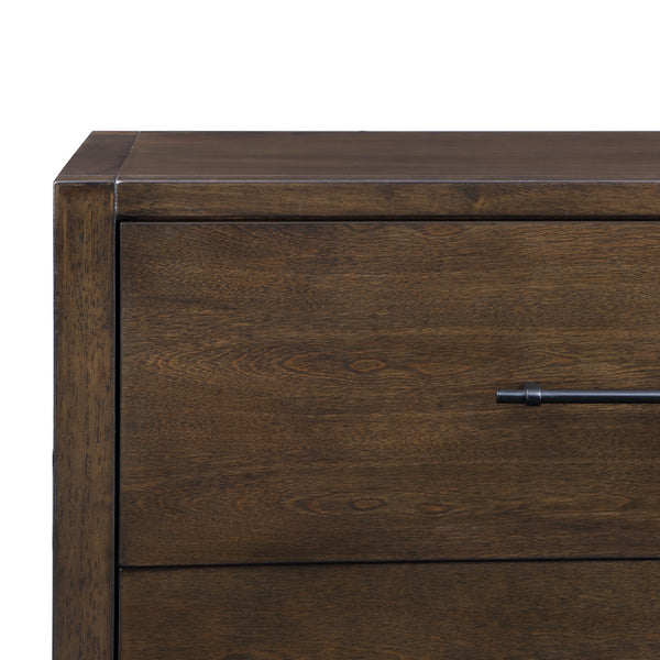 Safavieh Tompkins 6 Drawer Dresser in Dark Walnut SFV8506A