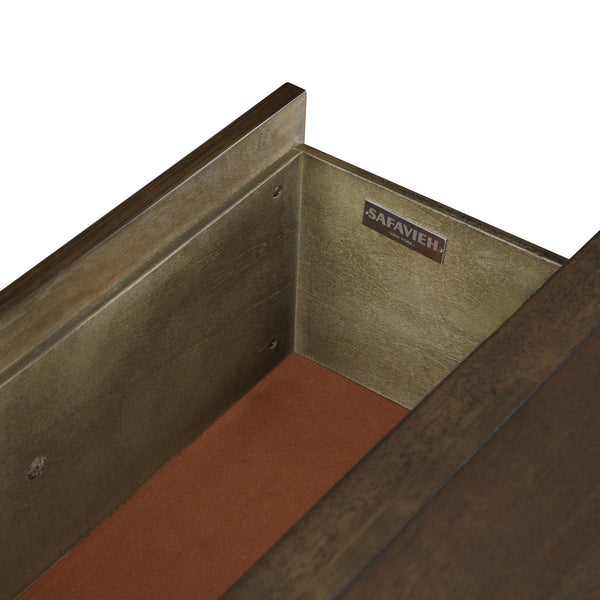 Safavieh Tompkins 6 Drawer Dresser in Dark Walnut SFV8506A