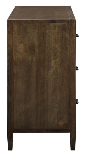 Safavieh Tompkins 6 Drawer Dresser in Dark Walnut SFV8506A