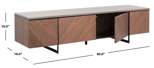 Archie Chevron Tv Stand