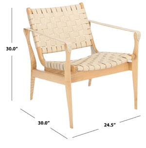 Dilan Leather Safari Chair