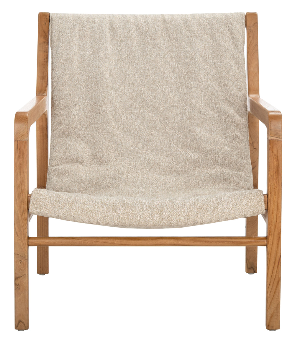 Osmond Linen Sling Chair Sand / Natural
