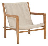 Osmond Linen Sling Chair Sand / Natural