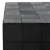 Safavieh Coffee Table Charred Black Wood SFV9028A