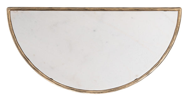 Jessa Forged Metal Console Table Brass / White Forged Metal / White Marble SFV9506C