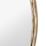 Renee Round Metal Mirror Brass Forged Metal / Mirror SFV9507A