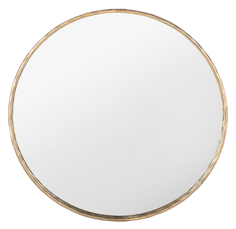 Renee Round Metal Mirror Brass Forged Metal / Mirror SFV9507A
