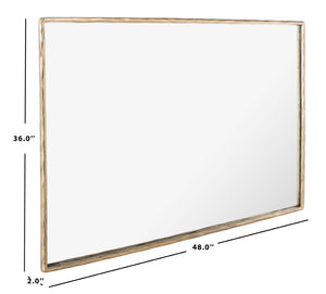 Trish Large Rectangle Metal Mirror Brass Forged Metal / Mirror SFV9508A