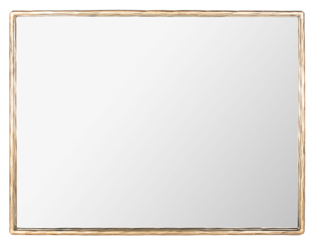 Trish Small Rectangle Metal Mirror Brass Forged Metal / Mirror SFV9509A