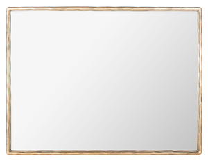 Trish Small Rectangle Metal Mirror Brass Forged Metal / Mirror SFV9509A