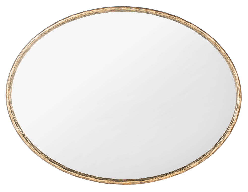 Jebediah Oval Metal Mirror Brass Forged Metal / Mirror SFV9510A
