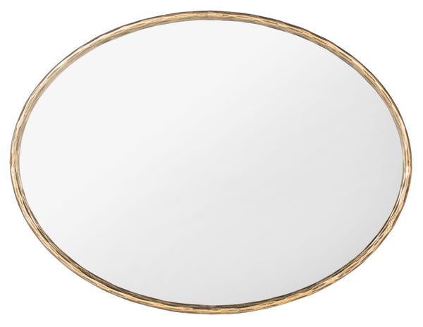Jebediah Oval Metal Mirror Brass Forged Metal / Mirror SFV9510A