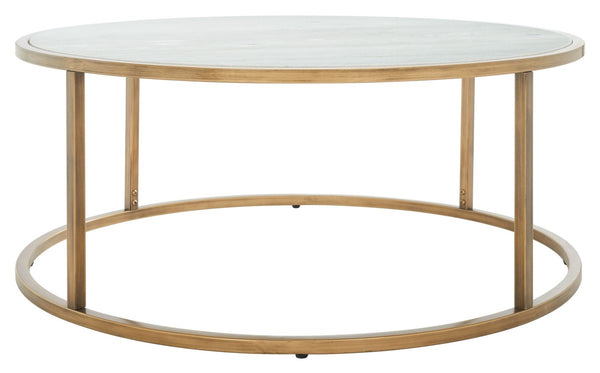 Safavieh Brynna Round Marble Coffee Table SFV9514A