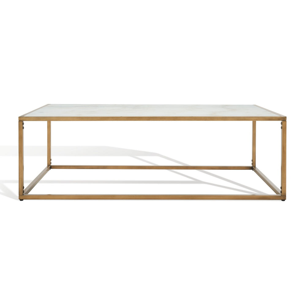 Safavieh Brynna Rectangle Marble Coffee Table SFV9515A