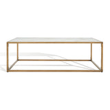 Brynna Rectangle Marble Coffee Table