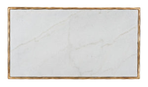 Safavieh Jessa Metal Coffee Table Brass / White Metal / White Marble / Mdf SFV9520C