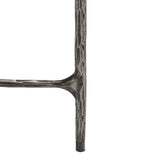 Safavieh Jessa Oval Metal Coffee Table Silver Metal / Tempered Glass SFV9521B